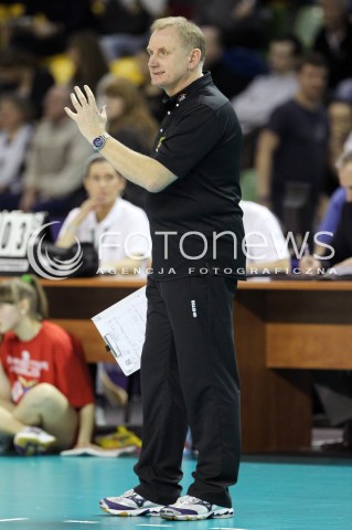  02.02.2013 KIELCE SIATKOWKA PLUS LIGA 2012/2013<br />MEN VOLLEYBALL POLAND POLISH PLUSLIGA LEAGUE SEASON 2012/2013 <br />MECZ EFFECTOR KIELCE - PGE SKRA BELCHATOW N/Z JACEK NAWROCKI TRENER ( HEAD COACH )  
