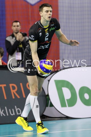  02.02.2013 KIELCE SIATKOWKA PLUS LIGA 2012/2013<br />MEN VOLLEYBALL POLAND POLISH PLUSLIGA LEAGUE SEASON 2012/2013 <br />MECZ EFFECTOR KIELCE - PGE SKRA BELCHATOW N/Z MARIUSZ WLAZLY  