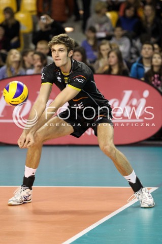  02.02.2013 KIELCE SIATKOWKA PLUS LIGA 2012/2013<br />MEN VOLLEYBALL POLAND POLISH PLUSLIGA LEAGUE SEASON 2012/2013 <br />MECZ EFFECTOR KIELCE - PGE SKRA BELCHATOW N/Z KAROL KLOS  