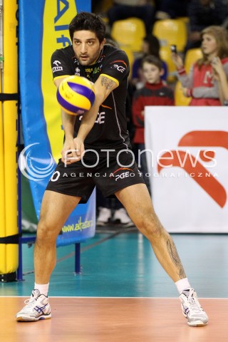  02.02.2013 KIELCE SIATKOWKA PLUS LIGA 2012/2013<br />MEN VOLLEYBALL POLAND POLISH PLUSLIGA LEAGUE SEASON 2012/2013 <br />MECZ EFFECTOR KIELCE - PGE SKRA BELCHATOW N/Z DANTE BONIFANTE  