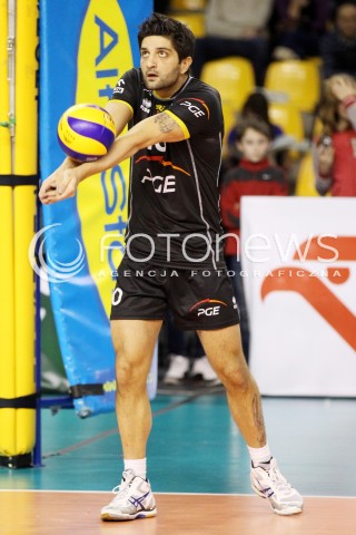  02.02.2013 KIELCE SIATKOWKA PLUS LIGA 2012/2013<br />MEN VOLLEYBALL POLAND POLISH PLUSLIGA LEAGUE SEASON 2012/2013 <br />MECZ EFFECTOR KIELCE - PGE SKRA BELCHATOW N/Z DANTE BONIFANTE  