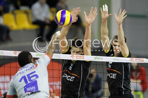  02.02.2013 KIELCE SIATKOWKA PLUS LIGA 2012/2013<br />MEN VOLLEYBALL POLAND POLISH PLUSLIGA LEAGUE SEASON 2012/2013 <br />MECZ EFFECTOR KIELCE - PGE SKRA BELCHATOW N/Z MARIUSZ WLAZLY WYTZE KOOISTRA ARMANDO DANGER  