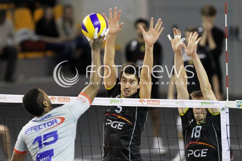  02.02.2013 KIELCE SIATKOWKA PLUS LIGA 2012/2013<br />MEN VOLLEYBALL POLAND POLISH PLUSLIGA LEAGUE SEASON 2012/2013 <br />MECZ EFFECTOR KIELCE - PGE SKRA BELCHATOW N/Z WYTZE KOOISTRA ARMANDO DANGER  
