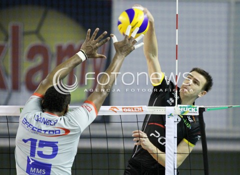  02.02.2013 KIELCE SIATKOWKA PLUS LIGA 2012/2013<br />MEN VOLLEYBALL POLAND POLISH PLUSLIGA LEAGUE SEASON 2012/2013 <br />MECZ EFFECTOR KIELCE - PGE SKRA BELCHATOW N/Z MARIUSZ WLAZLY ARMANDO DANGER  
