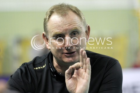  02.02.2013 KIELCE SIATKOWKA PLUS LIGA 2012/2013<br />MEN VOLLEYBALL POLAND POLISH PLUSLIGA LEAGUE SEASON 2012/2013 <br />MECZ EFFECTOR KIELCE - PGE SKRA BELCHATOW N/Z JACEK NAWROCKI TRENER ( HEAD COACH )  