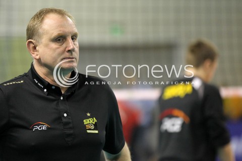  02.02.2013 KIELCE SIATKOWKA PLUS LIGA 2012/2013<br />MEN VOLLEYBALL POLAND POLISH PLUSLIGA LEAGUE SEASON 2012/2013 <br />MECZ EFFECTOR KIELCE - PGE SKRA BELCHATOW N/Z JACEK NAWROCKI TRENER ( HEAD COACH )  