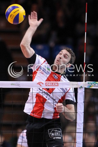  10.02.2013 RZESZOW SIATKOWKA PLUS LIGA 2012/2013 MEN VOLLEYBALL POLAND POLISH PLUSLIGA LEAGUE SEASON 2012/2013 MECZ ASSECO RESOVIA RZESZOW - LOTOS TREFL GDANSK N/Z NIKOLA KOVACEVIC  