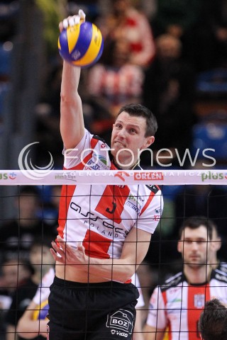  10.02.2013 RZESZOW SIATKOWKA PLUS LIGA 2012/2013 MEN VOLLEYBALL POLAND POLISH PLUSLIGA LEAGUE SEASON 2012/2013 MECZ ASSECO RESOVIA RZESZOW - LOTOS TREFL GDANSK N/Z WOJCIECH GRZYB  