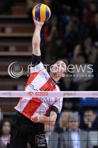  10.02.2013 RZESZOW SIATKOWKA PLUS LIGA 2012/2013 MEN VOLLEYBALL POLAND POLISH PLUSLIGA LEAGUE SEASON 2012/2013 MECZ ASSECO RESOVIA RZESZOW - LOTOS TREFL GDANSK N/Z NIKOLA KOVACEVIC  