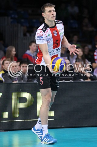  10.02.2013 RZESZOW SIATKOWKA PLUS LIGA 2012/2013 MEN VOLLEYBALL POLAND POLISH PLUSLIGA LEAGUE SEASON 2012/2013 MECZ ASSECO RESOVIA RZESZOW - LOTOS TREFL GDANSK N/Z LUKAS TICHACEK  