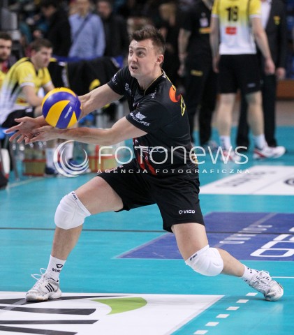  10.02.2013 RZESZOW SIATKOWKA PLUS LIGA 2012/2013 MEN VOLLEYBALL POLAND POLISH PLUSLIGA LEAGUE SEASON 2012/2013 MECZ ASSECO RESOVIA RZESZOW - LOTOS TREFL GDANSK N/Z KRZYSZTOF IGNACZAK  