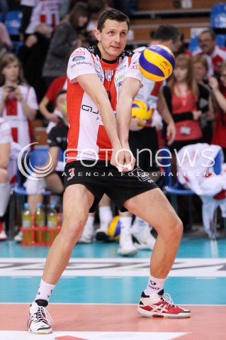  10.02.2013 RZESZOW SIATKOWKA PLUS LIGA 2012/2013 MEN VOLLEYBALL POLAND POLISH PLUSLIGA LEAGUE SEASON 2012/2013 MECZ ASSECO RESOVIA RZESZOW - LOTOS TREFL GDANSK N/Z WOJCIECH GRZYB  