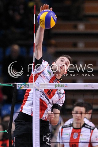  10.02.2013 RZESZOW SIATKOWKA PLUS LIGA 2012/2013 MEN VOLLEYBALL POLAND POLISH PLUSLIGA LEAGUE SEASON 2012/2013 MECZ ASSECO RESOVIA RZESZOW - LOTOS TREFL GDANSK N/Z NIKOLA KOVACEVIC  