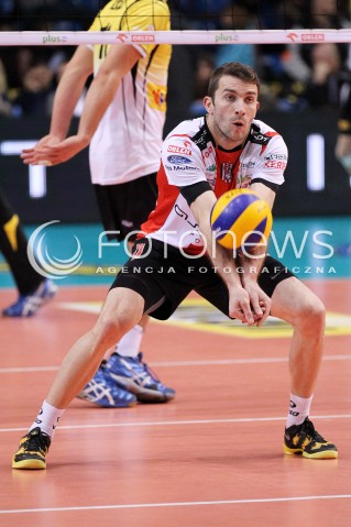  10.02.2013 RZESZOW SIATKOWKA PLUS LIGA 2012/2013 MEN VOLLEYBALL POLAND POLISH PLUSLIGA LEAGUE SEASON 2012/2013 MECZ ASSECO RESOVIA RZESZOW - LOTOS TREFL GDANSK N/Z NIKOLA KOVACEVIC  