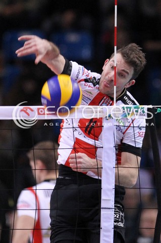  10.02.2013 RZESZOW SIATKOWKA PLUS LIGA 2012/2013 MEN VOLLEYBALL POLAND POLISH PLUSLIGA LEAGUE SEASON 2012/2013 MECZ ASSECO RESOVIA RZESZOW - LOTOS TREFL GDANSK N/Z NIKOLA KOVACEVIC  