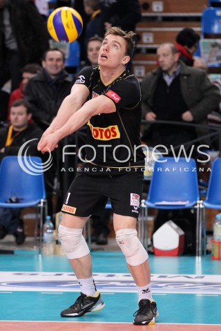  10.02.2013 RZESZOW SIATKOWKA PLUS LIGA 2012/2013 MEN VOLLEYBALL POLAND POLISH PLUSLIGA LEAGUE SEASON 2012/2013 MECZ ASSECO RESOVIA RZESZOW - LOTOS TREFL GDANSK N/Z BARTOSZ KACZMAREK  