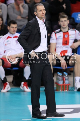  10.02.2013 RZESZOW SIATKOWKA PLUS LIGA 2012/2013 MEN VOLLEYBALL POLAND POLISH PLUSLIGA LEAGUE SEASON 2012/2013 MECZ ASSECO RESOVIA RZESZOW - LOTOS TREFL GDANSK N/Z ANDRZEJ KOWAL TRENER ( HEAD COACH )  
