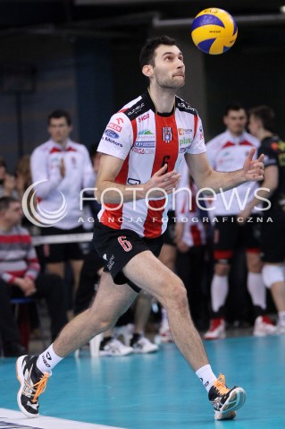  10.02.2013 RZESZOW SIATKOWKA PLUS LIGA 2012/2013 MEN VOLLEYBALL POLAND POLISH PLUSLIGA LEAGUE SEASON 2012/2013 MECZ ASSECO RESOVIA RZESZOW - LOTOS TREFL GDANSK N/Z GRZEGORZ KOSOK  