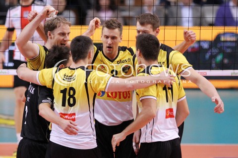  10.02.2013 RZESZOW SIATKOWKA PLUS LIGA 2012/2013 MEN VOLLEYBALL POLAND POLISH PLUSLIGA LEAGUE SEASON 2012/2013 MECZ ASSECO RESOVIA RZESZOW - LOTOS TREFL GDANSK N/Z MATTI HIETANEN RADOSC  