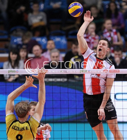  10.02.2013 RZESZOW SIATKOWKA PLUS LIGA 2012/2013 MEN VOLLEYBALL POLAND POLISH PLUSLIGA LEAGUE SEASON 2012/2013 MECZ ASSECO RESOVIA RZESZOW - LOTOS TREFL GDANSK N/Z ALEH ACHREM OLIEG AKHREM MICHAL KACZMAREK  