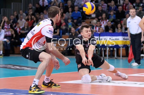  10.02.2013 RZESZOW SIATKOWKA PLUS LIGA 2012/2013 MEN VOLLEYBALL POLAND POLISH PLUSLIGA LEAGUE SEASON 2012/2013 MECZ ASSECO RESOVIA RZESZOW - LOTOS TREFL GDANSK N/Z KRZYSZTOF IGNACZAK NIKOLA KOVACEVIC  