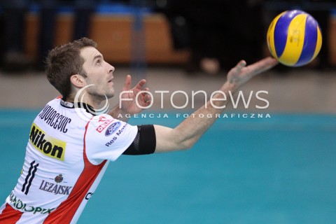 10.02.2013 RZESZOW SIATKOWKA PLUS LIGA 2012/2013 MEN VOLLEYBALL POLAND POLISH PLUSLIGA LEAGUE SEASON 2012/2013 MECZ ASSECO RESOVIA RZESZOW - LOTOS TREFL GDANSK N/Z NIKOLA KOVACEVIC  