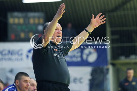  13.02.2013 MIELEC PILKA RECZNA PGNIG SUPERLIGA MEZCZYZN SEZON 2012/2013 MECZ TAURON STAL MIELEC - VIVE TARGI KIELCE<br />N/Z RYSZARD SKUTNIK TRENER ( HEAD COACH )  