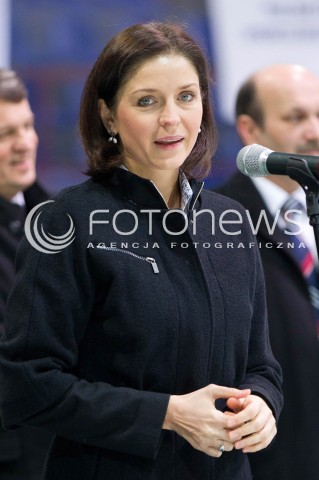  15.02.2013 DEBICA MINISTER SPORTU JOANNA MUCHA PODCZAS OTWARCIA FINALOW OGOLNOPOLSKIEJ OLIMPIADY MLODZIEZY W SPORTACH ZIMOWYCH<br />N/Z JOANNA MUCHA MINISTER  