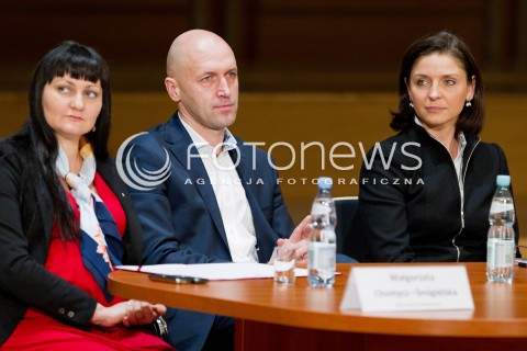  15.02.2013 RZESZOW PODKARPACKI KONGRES SPORTU POWSZECHNEGO Z UDZIALEM MINISTER SPORTU JOANNY MUCHY<br />N/Z JOANNA MUCHA MINISTER PAWEL JANUSZEWSKI MALGORZATA CHOMYCZ SMIGIELSKA  