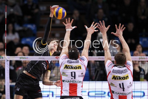  17.02.2013 RZESZOW SIATKOWKA PLUS LIGA 2012/2013 MEN VOLLEYBALL POLAND POLISH PLUSLIGA LEAGUE SEASON 2012/2013 MECZ ASSECO RESOVIA RZESZOW - PGE SKRA BELCHATOW N/Z ALEKSANDAR ATANASIJEVIC ZBIGNIEW BARTMAN PIOTR NOWAKOWSKI  