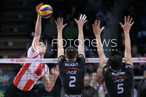  17.02.2013 RZESZOW SIATKOWKA PLUS LIGA 2012/2013 MEN VOLLEYBALL POLAND POLISH PLUSLIGA LEAGUE SEASON 2012/2013 MECZ ASSECO RESOVIA RZESZOW - PGE SKRA BELCHATOW N/Z JOCHEN SCHOPS WYTZE KOOISTRA MARIUSZ WLAZLY  
