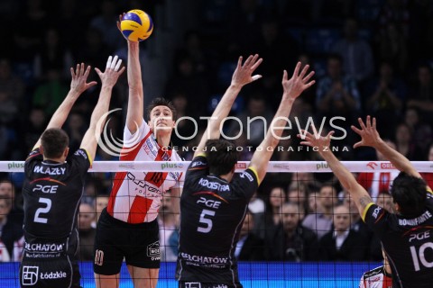  17.02.2013 RZESZOW SIATKOWKA PLUS LIGA 2012/2013 MEN VOLLEYBALL POLAND POLISH PLUSLIGA LEAGUE SEASON 2012/2013 MECZ ASSECO RESOVIA RZESZOW - PGE SKRA BELCHATOW N/Z JOCHEN SCHOPS D WYTZE KOOISTRA MARIUSZ WLAZLY  