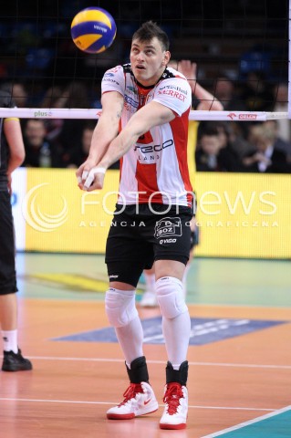  17.02.2013 RZESZOW SIATKOWKA PLUS LIGA 2012/2013 MEN VOLLEYBALL POLAND POLISH PLUSLIGA LEAGUE SEASON 2012/2013 MECZ ASSECO RESOVIA RZESZOW - PGE SKRA BELCHATOW N/Z ZBIGNIEW BARTMAN SYLWETKA  