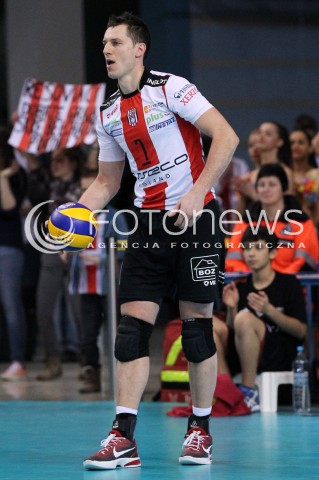  17.02.2013 RZESZOW SIATKOWKA PLUS LIGA 2012/2013 MEN VOLLEYBALL POLAND POLISH PLUSLIGA LEAGUE SEASON 2012/2013 MECZ ASSECO RESOVIA RZESZOW - PGE SKRA BELCHATOW N/Z ALEH ACHREM OLIEG AKHREM SYLWETKA  