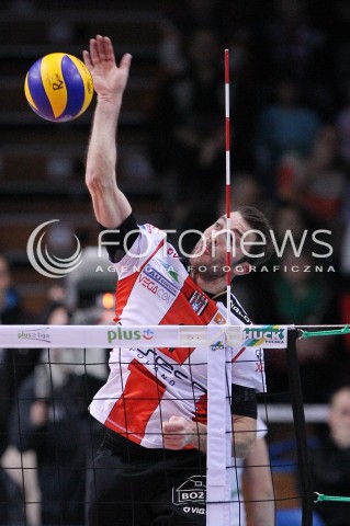  17.02.2013 RZESZOW SIATKOWKA PLUS LIGA 2012/2013 MEN VOLLEYBALL POLAND POLISH PLUSLIGA LEAGUE SEASON 2012/2013 MECZ ASSECO RESOVIA RZESZOW - PGE SKRA BELCHATOW N/Z NIKOLA KOVACEVIC  