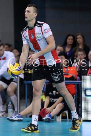  17.02.2013 RZESZOW SIATKOWKA PLUS LIGA 2012/2013 MEN VOLLEYBALL POLAND POLISH PLUSLIGA LEAGUE SEASON 2012/2013 MECZ ASSECO RESOVIA RZESZOW - PGE SKRA BELCHATOW N/Z PAUL LOTMAN SYLWETKA  