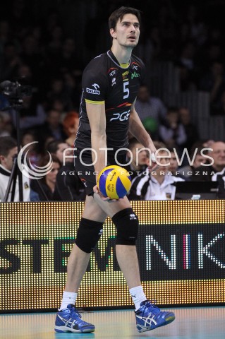  17.02.2013 RZESZOW SIATKOWKA PLUS LIGA 2012/2013 MEN VOLLEYBALL POLAND POLISH PLUSLIGA LEAGUE SEASON 2012/2013 MECZ ASSECO RESOVIA RZESZOW - PGE SKRA BELCHATOW N/Z WYTZE KOOISTRA SYLWETKA  