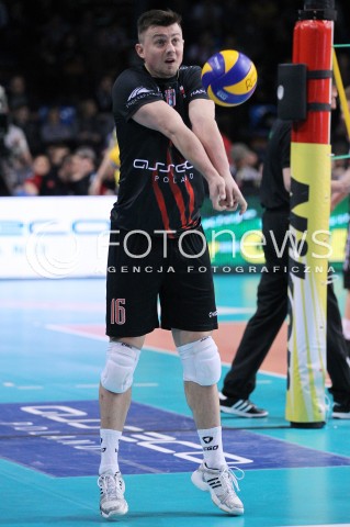  17.02.2013 RZESZOW SIATKOWKA PLUS LIGA 2012/2013 MEN VOLLEYBALL POLAND POLISH PLUSLIGA LEAGUE SEASON 2012/2013 MECZ ASSECO RESOVIA RZESZOW - PGE SKRA BELCHATOW N/Z KRZYSZTOF IGNACZAK SYLWETKA  