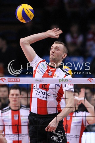  17.02.2013 RZESZOW SIATKOWKA PLUS LIGA 2012/2013 MEN VOLLEYBALL POLAND POLISH PLUSLIGA LEAGUE SEASON 2012/2013 MECZ ASSECO RESOVIA RZESZOW - PGE SKRA BELCHATOW N/Z LUKASZ PERLOWSKI  