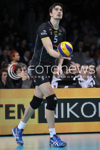  17.02.2013 RZESZOW SIATKOWKA PLUS LIGA 2012/2013 MEN VOLLEYBALL POLAND POLISH PLUSLIGA LEAGUE SEASON 2012/2013 MECZ ASSECO RESOVIA RZESZOW - PGE SKRA BELCHATOW N/Z WYTZE KOOISTRA SYLWETKA  