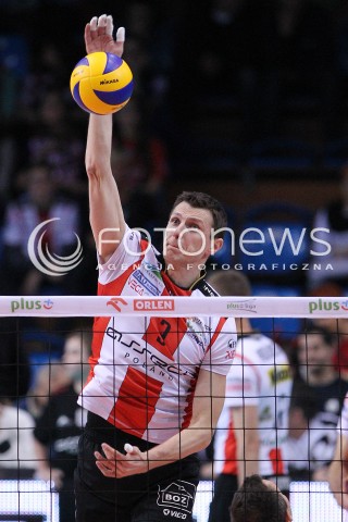  17.02.2013 RZESZOW SIATKOWKA PLUS LIGA 2012/2013 MEN VOLLEYBALL POLAND POLISH PLUSLIGA LEAGUE SEASON 2012/2013 MECZ ASSECO RESOVIA RZESZOW - PGE SKRA BELCHATOW N/Z WOJCIECH GRZYB  