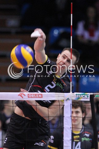 17.02.2013 RZESZOW SIATKOWKA PLUS LIGA 2012/2013 MEN VOLLEYBALL POLAND POLISH PLUSLIGA LEAGUE SEASON 2012/2013 MECZ ASSECO RESOVIA RZESZOW - PGE SKRA BELCHATOW N/Z MARIUSZ WLAZLY  