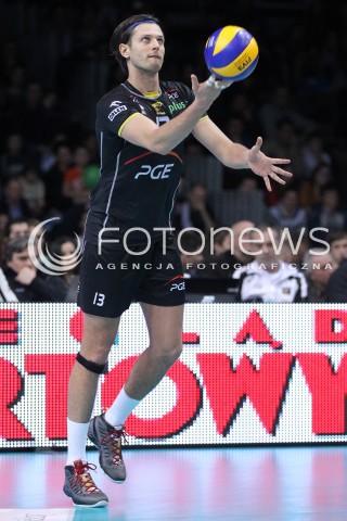  17.02.2013 RZESZOW SIATKOWKA PLUS LIGA 2012/2013 MEN VOLLEYBALL POLAND POLISH PLUSLIGA LEAGUE SEASON 2012/2013 MECZ ASSECO RESOVIA RZESZOW - PGE SKRA BELCHATOW N/Z MICHAL WINIARSKI SYLWETKA  