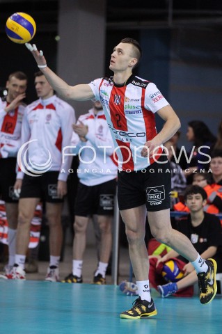  17.02.2013 RZESZOW SIATKOWKA PLUS LIGA 2012/2013 MEN VOLLEYBALL POLAND POLISH PLUSLIGA LEAGUE SEASON 2012/2013 MECZ ASSECO RESOVIA RZESZOW - PGE SKRA BELCHATOW N/Z PAUL LOTMAN SYLWETKA  