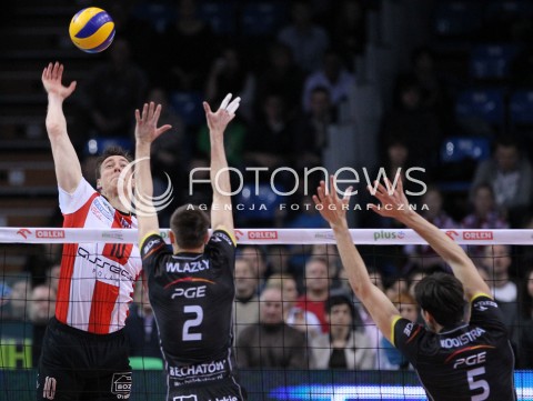  17.02.2013 RZESZOW SIATKOWKA PLUS LIGA 2012/2013 MEN VOLLEYBALL POLAND POLISH PLUSLIGA LEAGUE SEASON 2012/2013 MECZ ASSECO RESOVIA RZESZOW - PGE SKRA BELCHATOW N/Z JOCHEN SCHOPS MARIUSZ WLAZLY WYTZE KOOISTRA  