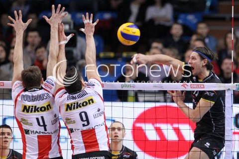  17.02.2013 RZESZOW SIATKOWKA PLUS LIGA 2012/2013 MEN VOLLEYBALL POLAND POLISH PLUSLIGA LEAGUE SEASON 2012/2013 MECZ ASSECO RESOVIA RZESZOW - PGE SKRA BELCHATOW N/Z MICHAL WINIARSKI PIOTR NOWAKOWSKI ZBIGNIEW BARTMAN  
