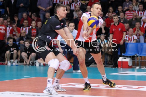  17.02.2013 RZESZOW SIATKOWKA PLUS LIGA 2012/2013 MEN VOLLEYBALL POLAND POLISH PLUSLIGA LEAGUE SEASON 2012/2013 MECZ ASSECO RESOVIA RZESZOW - PGE SKRA BELCHATOW N/Z PAUL LOTMAN KRZYSZTOF IGNACZAK  