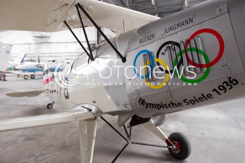  20.02.2013 RZESZOW RZESZOWSKA FIRMA AIR RES AVIATION WYPRODUKOWALA HISTORYCZNY SAMOLOT BUCKER JUNGMANN T-131PA NA KTORYM SZKOLILI SIE PILOCI LUFTWAFFE. PROTOTYP SAMOLOTU POWSTAL W 1934 W NIEMCZECH. PIERWSZY EGZEMPLARZ ZAKUPIL NIEMIEC. N/Z SAMOLOT BUCKER JUNGMANN  