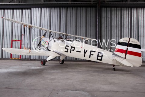  20.02.2013 RZESZOW RZESZOWSKA FIRMA AIR RES AVIATION WYPRODUKOWALA HISTORYCZNY SAMOLOT BUCKER JUNGMANN T-131PA NA KTORYM SZKOLILI SIE PILOCI LUFTWAFFE. PROTOTYP SAMOLOTU POWSTAL W 1934 W NIEMCZECH. PIERWSZY EGZEMPLARZ ZAKUPIL NIEMIEC. N/Z SAMOLOT BUCKER JUNGMANN  