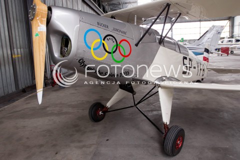  20.02.2013 RZESZOW RZESZOWSKA FIRMA AIR RES AVIATION WYPRODUKOWALA HISTORYCZNY SAMOLOT BUCKER JUNGMANN T-131PA NA KTORYM SZKOLILI SIE PILOCI LUFTWAFFE. PROTOTYP SAMOLOTU POWSTAL W 1934 W NIEMCZECH. PIERWSZY EGZEMPLARZ ZAKUPIL NIEMIEC. N/Z SAMOLOT BUCKER JUNGMANN  